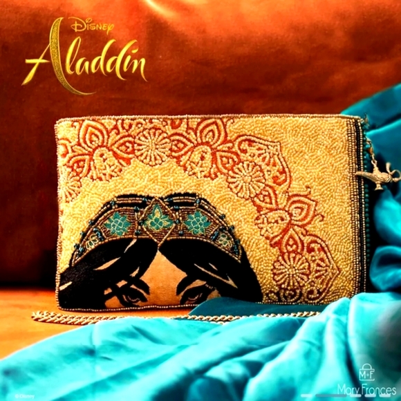 Princess Jasmine Beaded Crossbody Clutch by Mary Frances – Aladdin NWOT - Picture 11 of 12